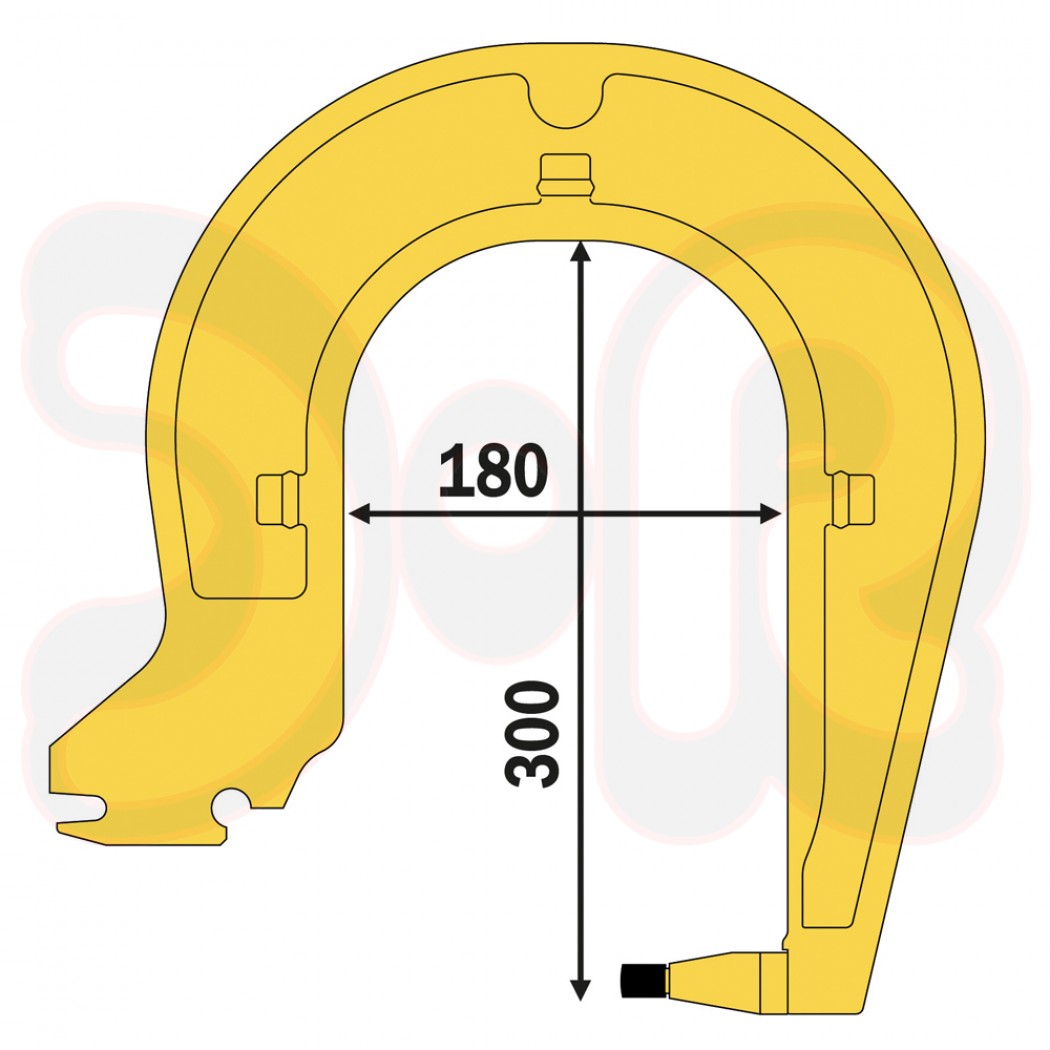 TELWIN Armpaar, CA3 für Inverspotter 13500 SMART (Aqua), 14000, inkl. Elektroden, Läge: 300mm