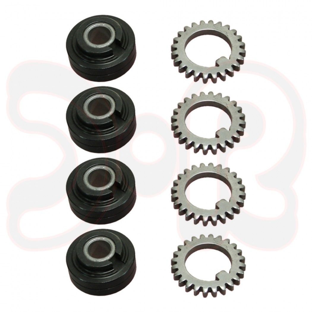 2 Förderrollenpaare für Aluminium mit Zahnkranz Ø 1,2 mm für SYN.PRO²/RP/MEGA.ARC f.4-Ro.