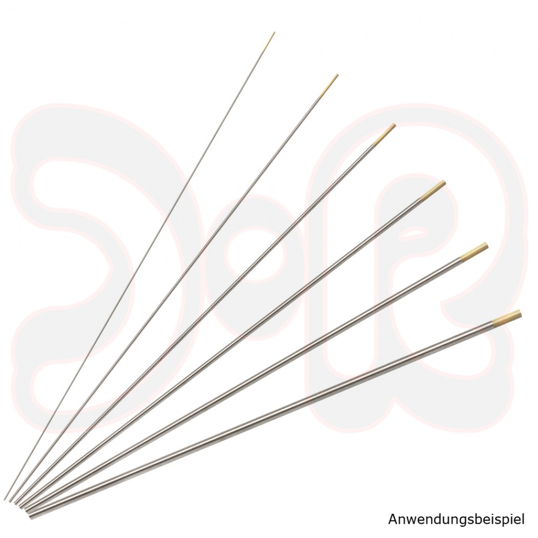 SCAPP Wolframelektrode WL 15 gold Ø 1,0 x 175 mm nach EN ISO 6848:2015