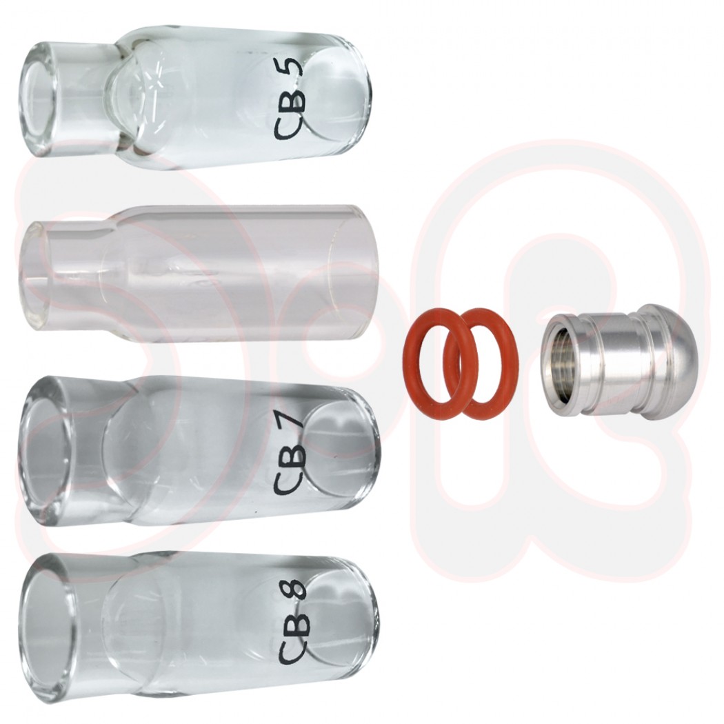 SCAPP ClearTig Pro 17 Basis-Set mit 4 versch. Glasgasdüsen, für Spannhülsengehäuse, für 17/18/26