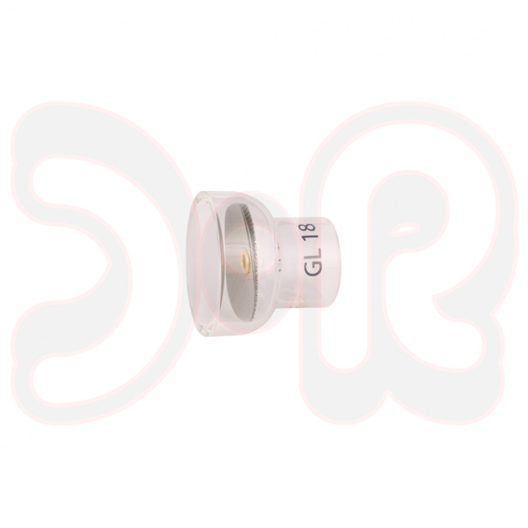 SCAPP ClearTig Pro 20 kurze Glasgasdüse Größe 18 mit Diffusor bis Ø 3,2 mm, passend für 9/20/25