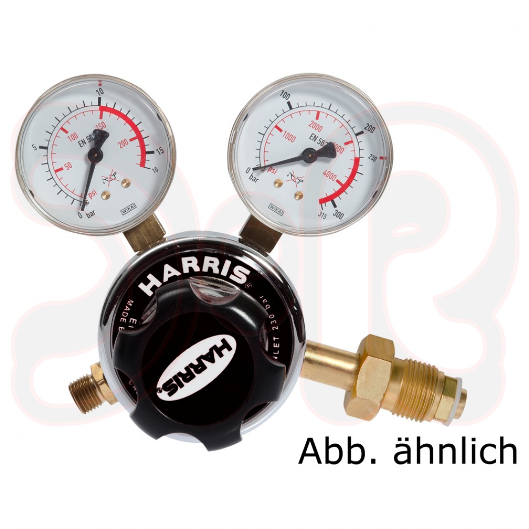 HARRIS Flaschendruckminderer Modell 825, einstufig Druckluft 200 bar / 0-15 bar