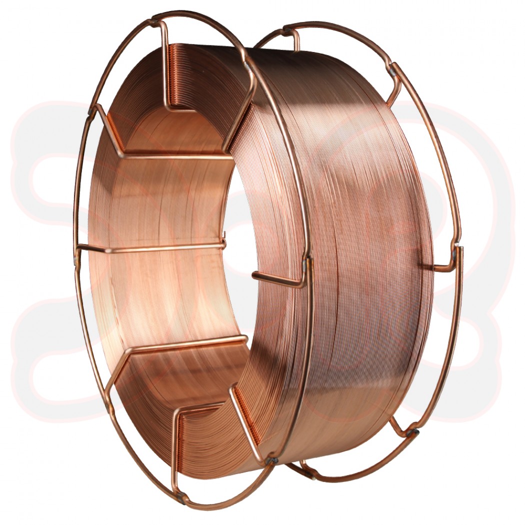 Schutzgas-Schweißdraht UNIFILI 2 Ø 1,0 mm lagengespult (SG 2),verbronzt, G3Si1, DIN EN 440