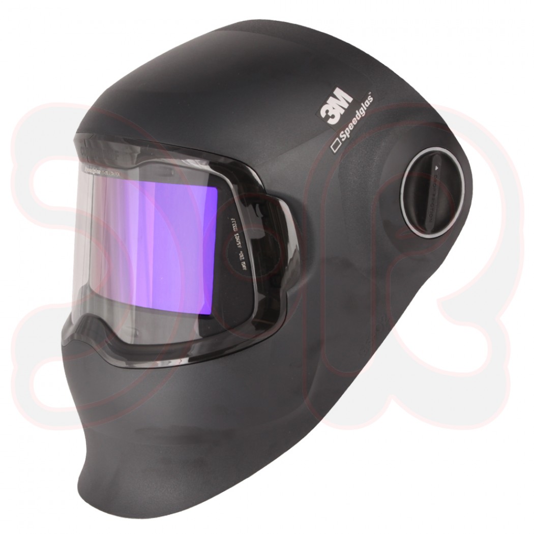 SPEEDGLAS Automatik-Schweißmaske G5-02 inkl. gebogener Blendschutzkassette, Kopfband, Tasche