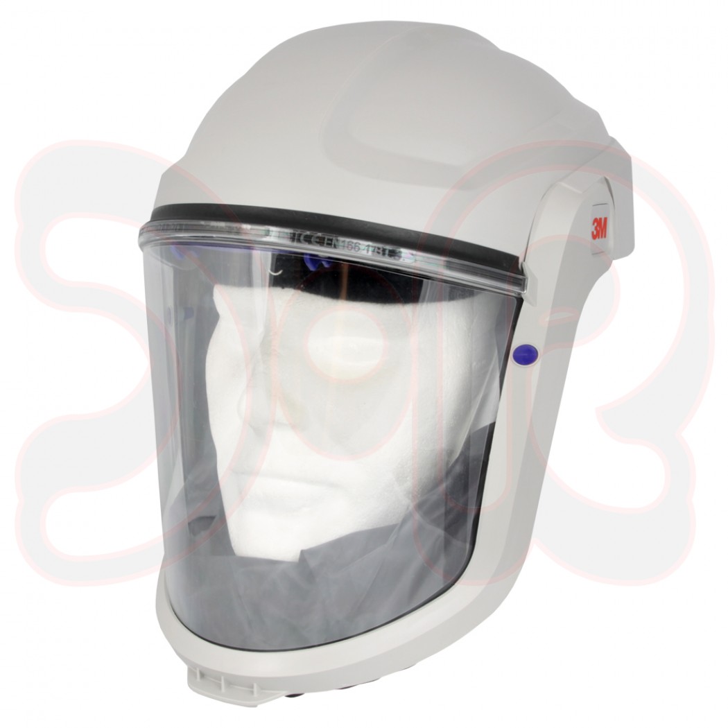 3M SPEEDGLAS Versaflo Klarsichtvisier M-207, Gesichtsschild mit Gesichtsabdichtung