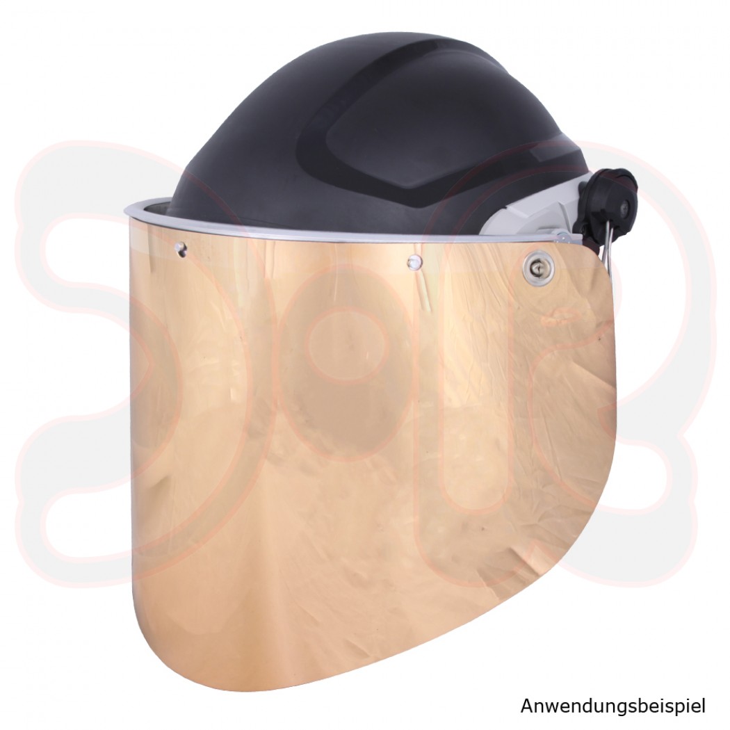 SPEEDGLAS Versaflo goldbeschichtetes Visier UV/IR (Dunkelstufe 5) für M-300/M-400 Hitzeschutzversion