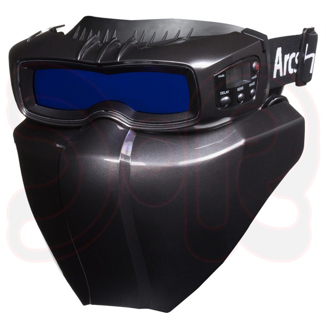 SERVORE Arcshield-2 Automatik-Schweißbrille/Schweißhelm mit HF-Sensor, schwarz, DIN 5-13