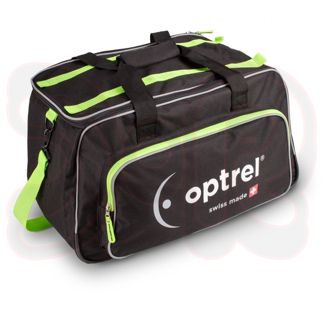 OPTREL Tasche für Gebläseatemschutz e3000, grün mit optrel-Logo