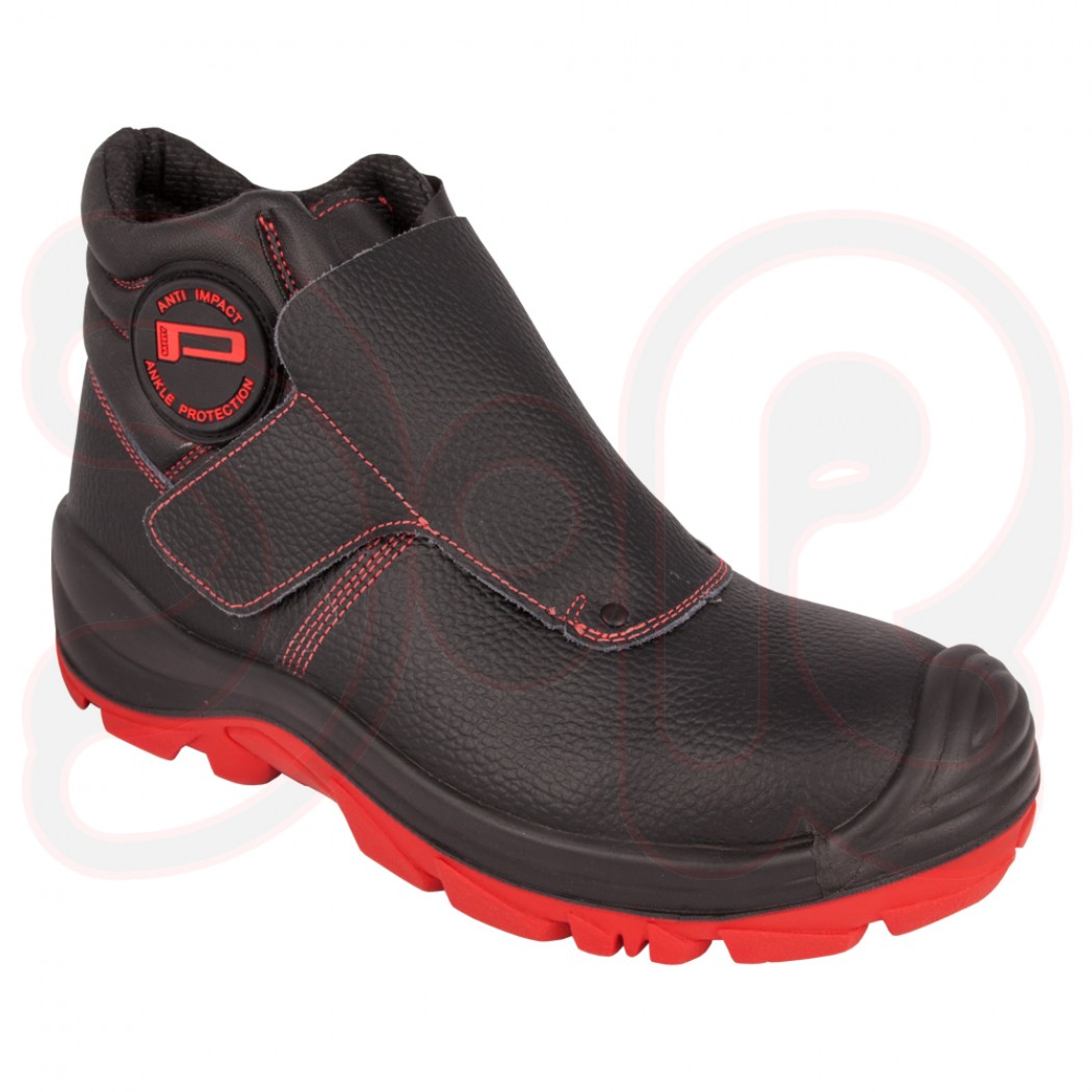 COWIK Schweißerstiefel "Duro" S3 HRO SRC mit Memory-Einlegesohle, Gr. 44, nach EN ISO 20345