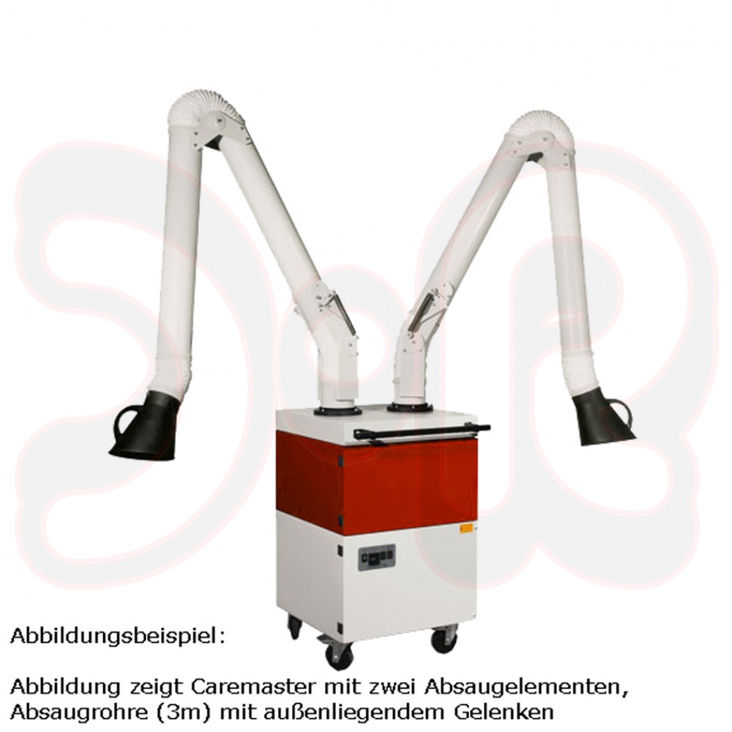 TEKA CAREMASTER Mobile Mechanische Filteranlage IFA geprüft, mit 2 Absaugelementen 2 x Arm 3 m RAG