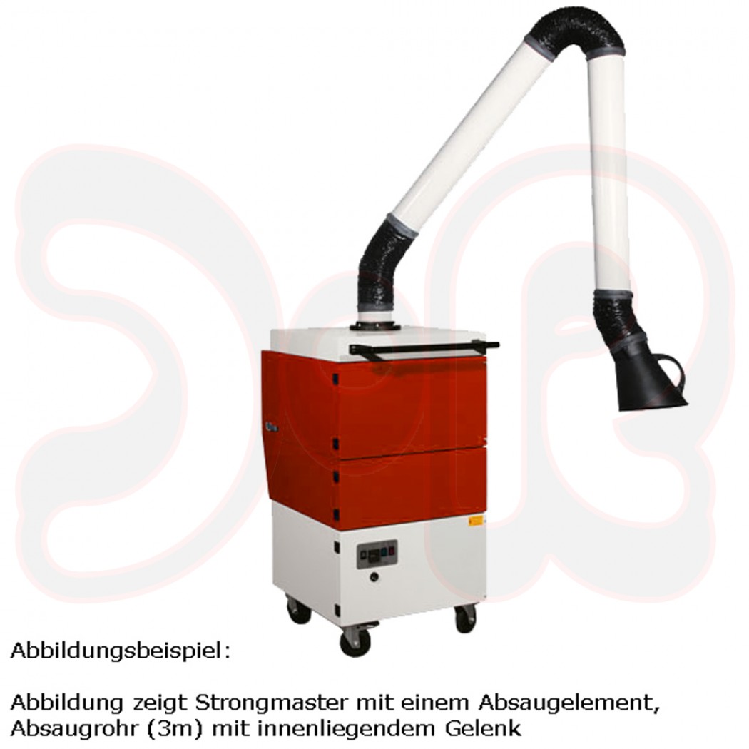 TEKA STRONGMASTER Mobile Patronenfilteranlage IFA geprüft mit 1 Absaugelement Arm 4 m RIG