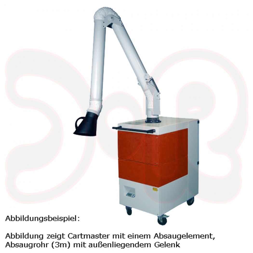TEKA CARTMASTER Mobile Patronenfilteranlage mit 1 Absaugelement Arm 4 m RIG