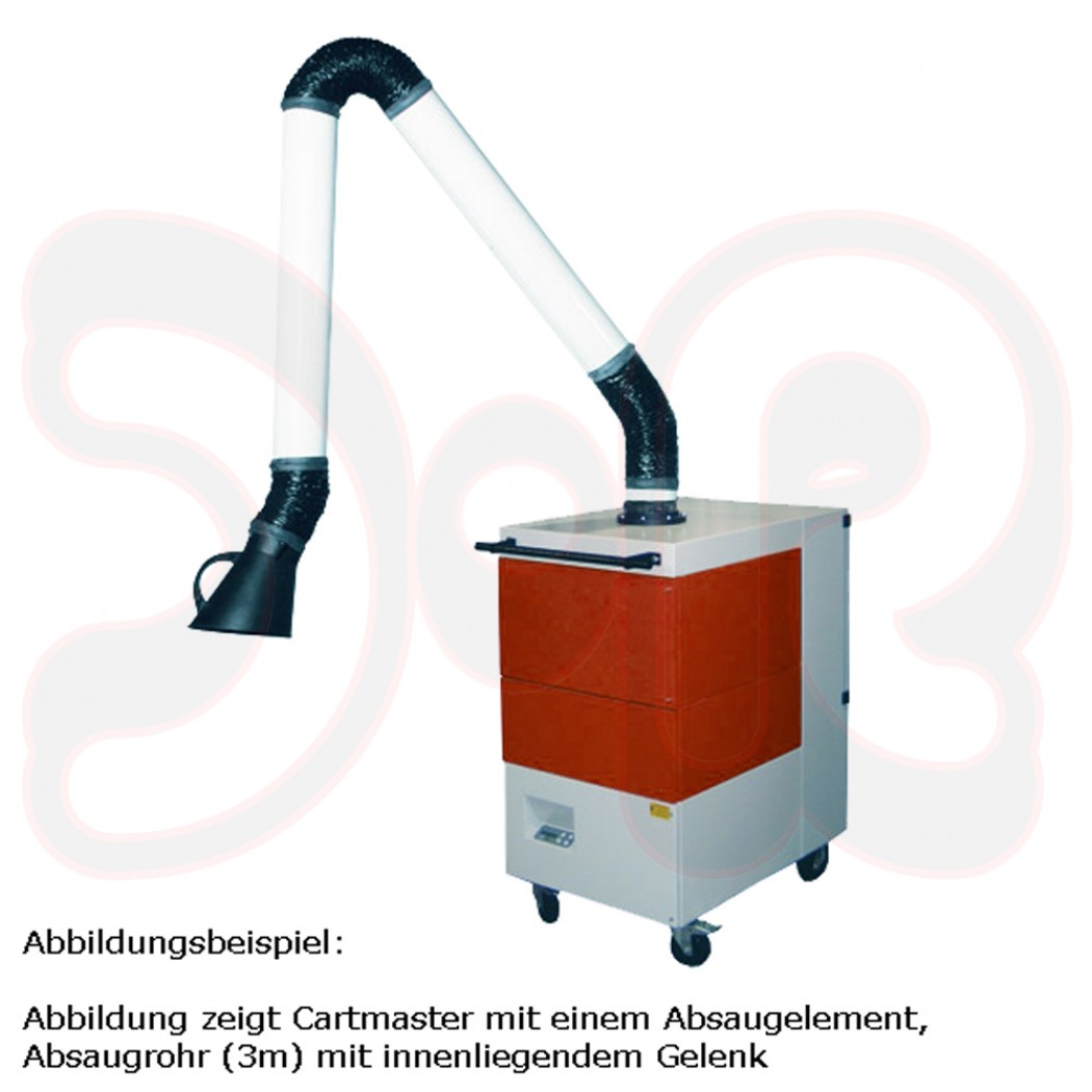 TEKA CARTMASTER Mobile Patronenfilteranlage mit 1 Absaugelement Arm 3 m RIG