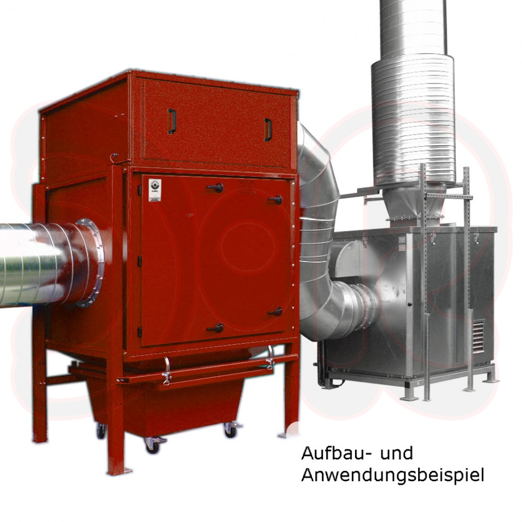 TEKA ZPF 9H - 22 kW (Filterfläche: 360 m²) - Zentrale Absaug- und Filteranlage IFA geprüft