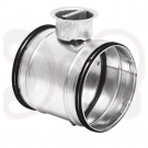 Absperrklappe luftdicht mit doppelter Gummilippendichtung Ø 160mm