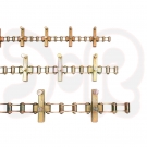 Rohr-Zentrierkette, leichte Ausführung, 650 mm lang, Stahl galvanisiert