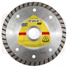 KLINGSPOR DT 500 AC ACCU Diamanttrennscheiben, 125 x 1,9 x 22,23 mm 1,9 x 7 mm, geschl. Rand Turbo