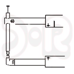 Schweißarmpaar mit Schweißkopf am unteren Arm, passend für Gerätetypen PB & PBP