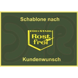 Langzeitschablone 54 x 16 mm